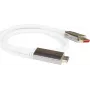 PYTHON PYT M0223 - DP 1.4 para ficha HDMI 2.0 A nylon 4K@60Hz 3 m branco - Digital/Dados - Digital/Visualização/Vídeo