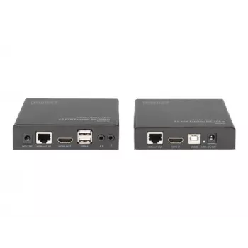 Digitus 4K HDMI HDBaseT™ 2.0 Conjunto extensor KVM, 100 m