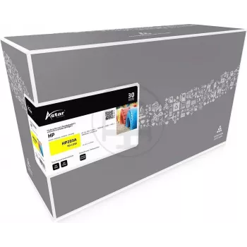AS20216 ASTAR HP CLJ PRO M254 CARTUCHO AMARELO CF542A / HP203A 1300 Páginas ST (AS20216)
