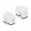 Conjunto Keystone LSA DeLOCK RJ45 RJ11 Cat.6 preto suporte de clipe
