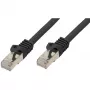 Cabo de rede S/CONN Cat. 7 S/FTP 20 m Preto