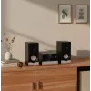Micro-sistema de áudio doméstico BLAUPUNKT MS40.2BT — 2×50 W RMS, Bluetooth, CD, USB, HDMI ARC, entrada ótica, indicador LED (preto)