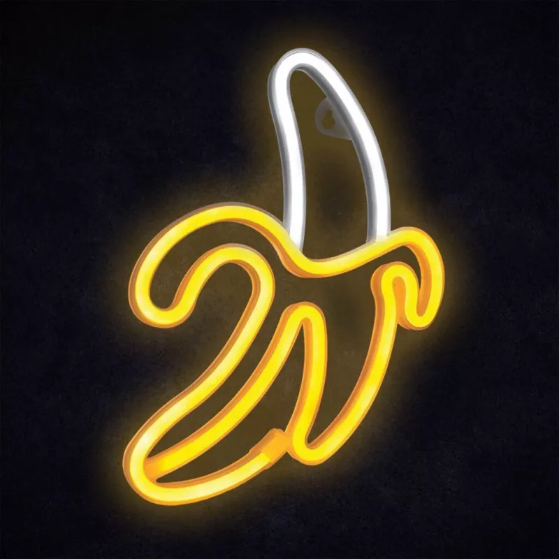 Luz néon decorativa MANTA SNL01WHT – design claro e colorido, iluminação de destaque de parede
