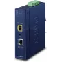 Conversor de suporte de rede industrial PLANET 1 porta azul SFP IP30