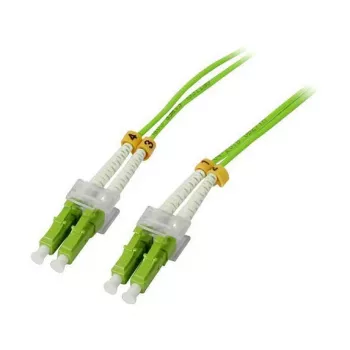 Cabo de patch de fibra ótica 2 fibras 5mtr.LC-LC - 50/125um - OM5 - AD=2mm - Synergy 21