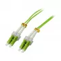 Cabo de patch de fibra ótica 2 fibras 5mtr.LC-LC - 50/125um - OM5 - AD=2mm - Synergy 21