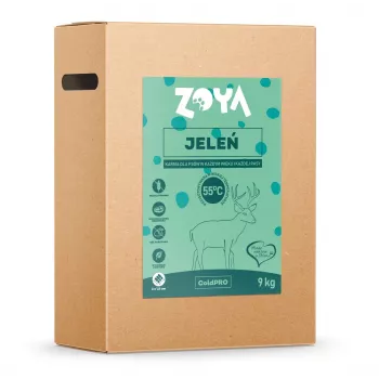 Comida seca para cães ZOYA ColdPRO Deer 9 kg — manutenção para cães adultos, monoproteína de veado, 26% de proteína, 9,5% de gordura