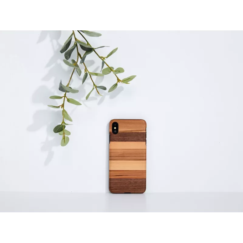Capa para smartphone man and wood para iPhone XS Max — preto