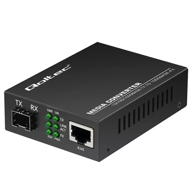 Conversor de media SWITCH Ethernet 1x RJ45 1x SFP
