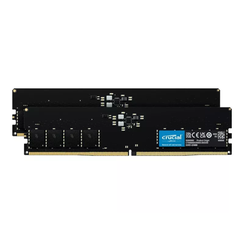 MEMÓRIA DIMM 64GB DDR5-4800/KIT2 CT2K32G48C40U5 CRUCIAL