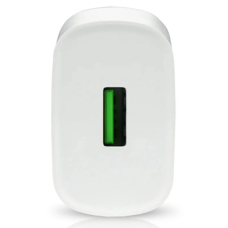 CARREGADOR DE TELEFONE 1X USB 18 W QC 3.0 BRANCO