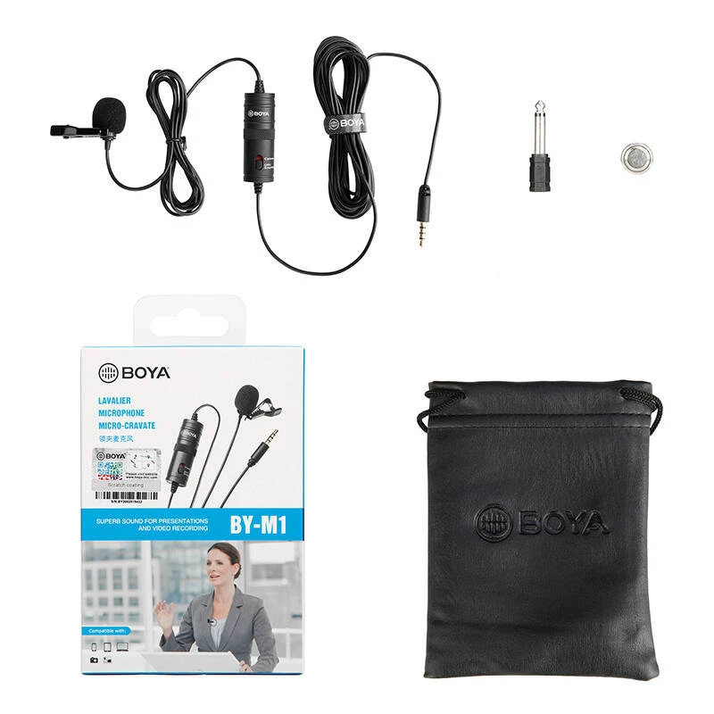 Microfone de lapela BOYA BY-M1