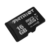 Cartão de memória microSDHC PATRIOT PSF16GMDC10 — 16 GB, Class 10, UHS-I (U1), 80 MB/s, preto