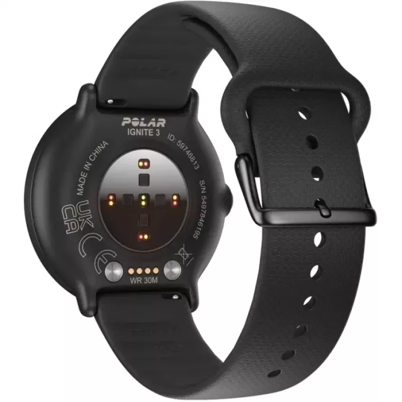 Polar Ignite 3 - Relógio desportivo com pulseira - silicone - tamanho da pulseira: S/L - ecrã 3,3 cm (1,28
