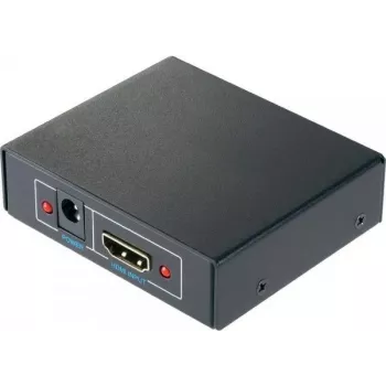 SpeaKa Professional Divisor HDMI de 2 portas, Ultra HD 3840 x 2160, 3D