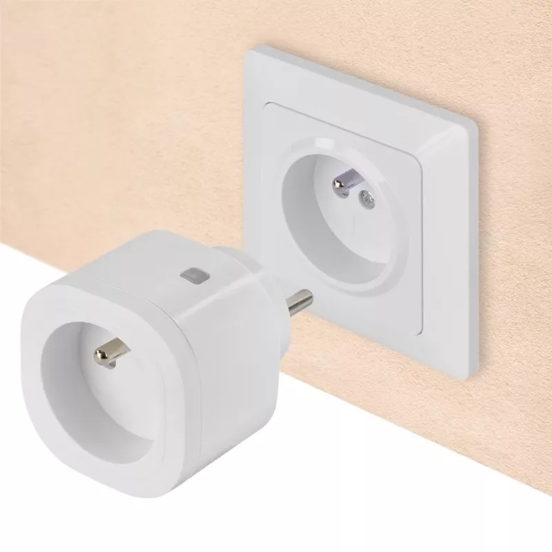 Ficha de alimentação Omajin OSP-FR-01-EC padrão europeu, com terra, modelo OSP-FR-01-EC