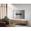 Suporte de parede fixo para TV GEMBIRD WM-100F-01 para ecrãs de 43–100 polegadas, aço, carga máx. 75 kg, VESA 75x75–900x600