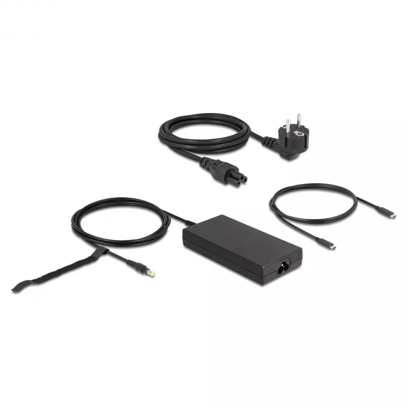 Estação de acoplamento DeLOCK USB Type-C Triple Display 4K Hub USB LAN Áudio PD 96W