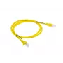 Cabo de rede LANBERG RJ-45 Cat5e PCU5-10CC-0100-Y, 1 m, U/UTP, condutor CCA, amarelo