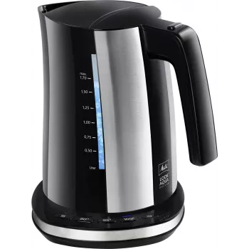 Chaleira elétrica Melitta 6766976 1,7 L 2400 W preto aço inoxidável