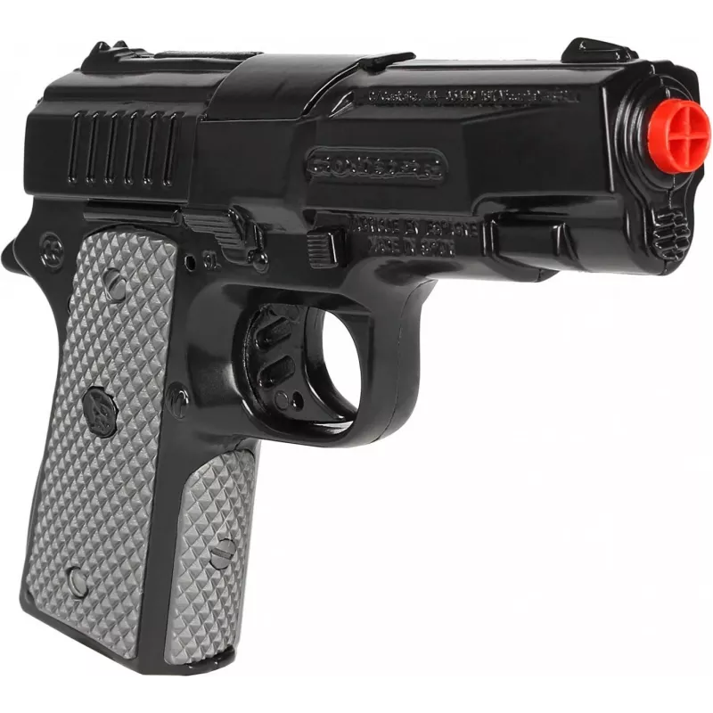 Pistola de polícia de brinquedo em metal Pulio modelo 15546/6 – design realista, construção robusta