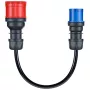 go-e adaptador Gemini flex 11 kW para CEE azul 16 A cabo 0,3 m
