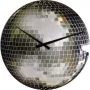 Relógio de parede NeXtime 8801 Small Disco, Ø30 cm, prateado