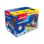 Mopa VILEDA Ultramax XL Box — cabeça rotativa 360° de microfibra lavável, dobrável, para pavimentos duros