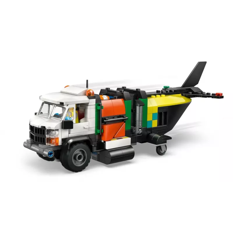LEGO CITY 60505 Avião, camião de assistência e hovercraft