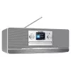 TechniSat DIGITRADIO 372 CD IR rádio internet analógico e digital antracite, prateado