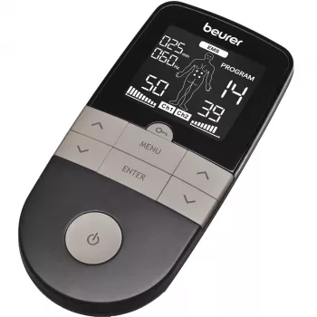 Aparelho de eletroestimulação TENS/EMS Beurer EM 1 RELIEF+ (modelo 60428) antracite
