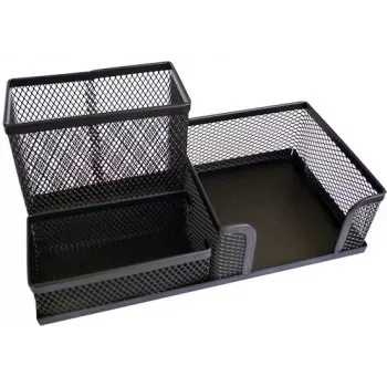 Porta-canetas Forpus FO30612 Metal Preto