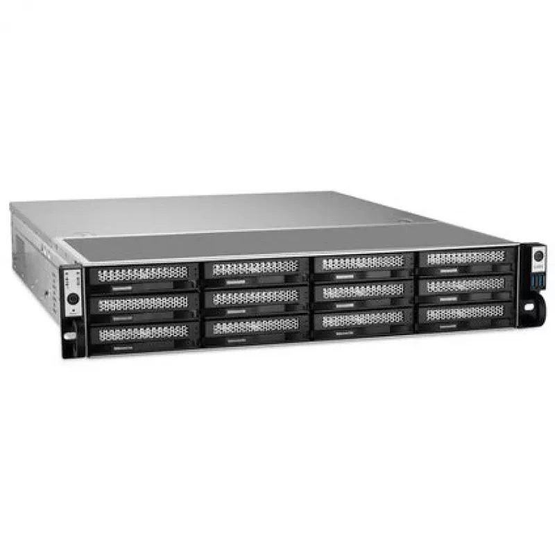 TerraMaster U12-500 Plus NAS em rack (2U) Intel® Core™ i7 16 GB DDR5 0 TB cinzento