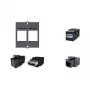 BACHMANN Conector fêmea HDMI Keystone preto - 1 x HDMI 2.0