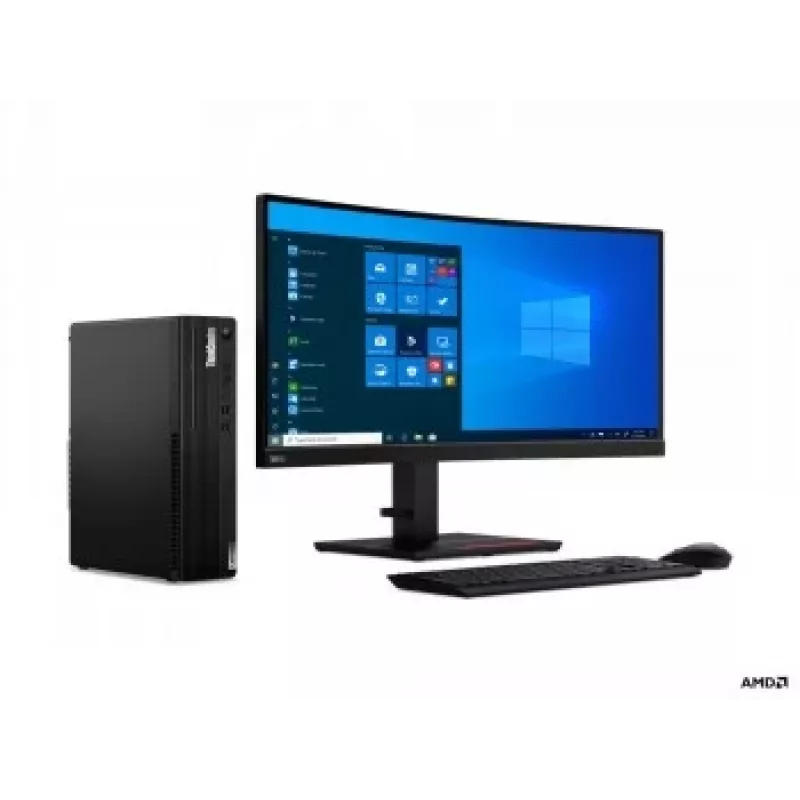 PC de secretária Lenovo M75s G2 SFF — AMD Ryzen 5 PRO 5650G, 16 GB RAM, 512 GB SSD, ODD, Windows 11 Pro