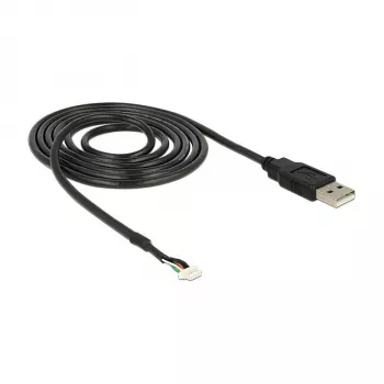 Cabo para câmara USB 2.0 A M / 5 Pin V5 1,5 m DeLOCK 95985