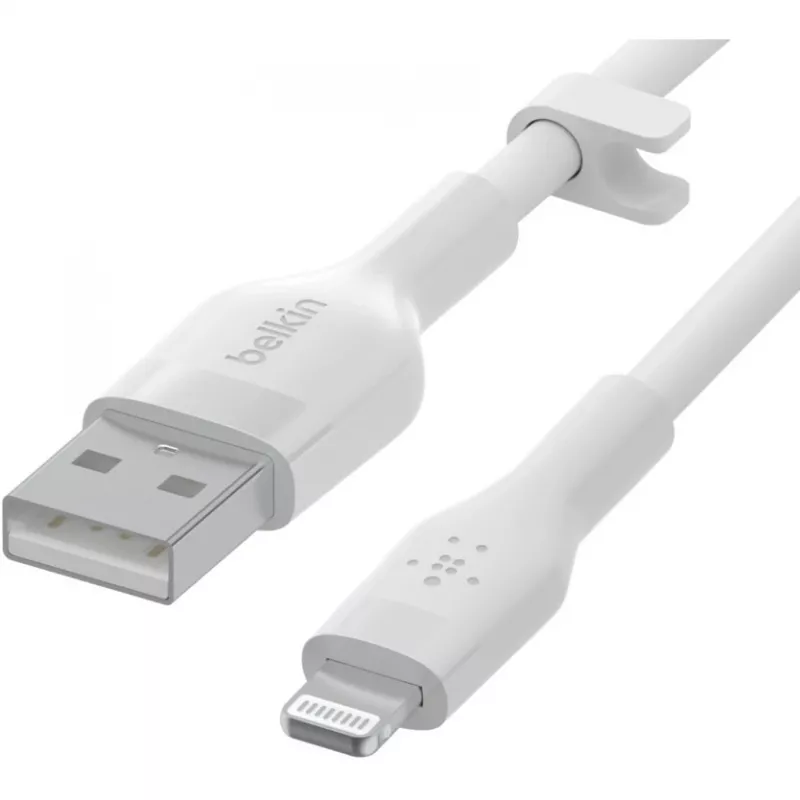 Cabo Belkin Cbl Scicone USB-A LTG 2M blc Branco USB A USB C Lightning