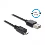 Cabo DELOCK EASY-USB 2.0 Type-A macho > USB 2.0 Type Micro-B macho 50 cm preto