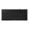 Teclado CHERRY STREAM TKL Universal USB QWERTZ suíço preto