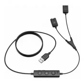 Cabo, Yealink USB para QD para headsets da série YHS – embalagem de 10
