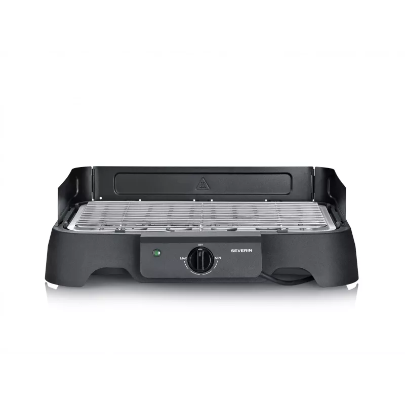 Grelhador elétrico de mesa SEVERIN PG 8593, 2000 W, grelha retangular, preto