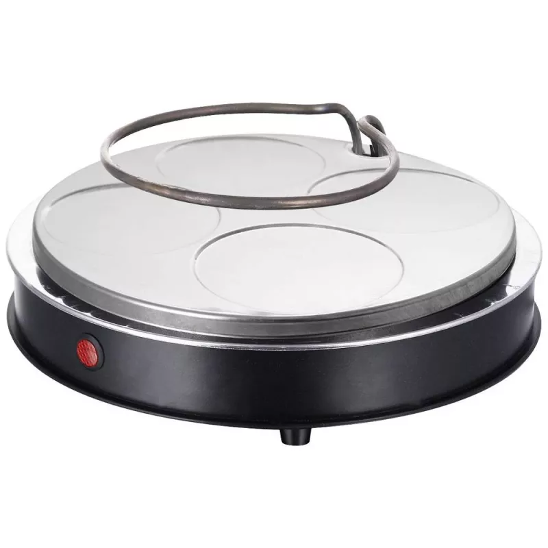 Máquina de pizzas Emerio PO-115985 4 pizzas 900 W preto laranja