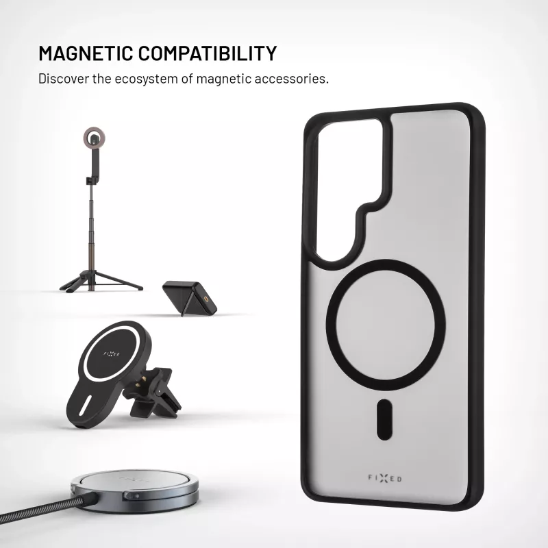 Fixed MagMisty | Cobertura traseira | Samsung | Galaxy S26 Ultra | Policarbonato/TPU | Preto