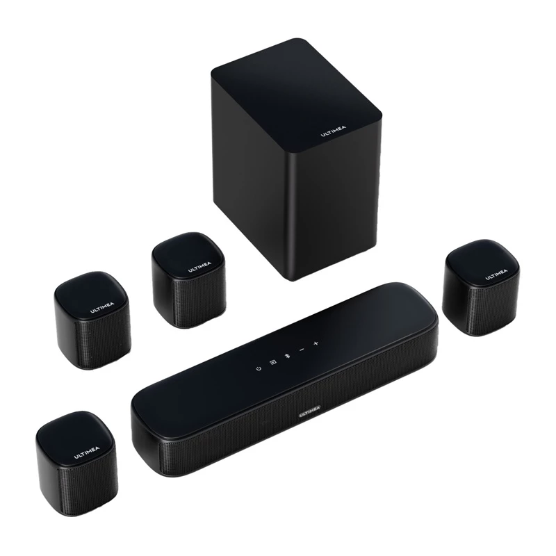 Barra de som Ultimea Aura A40 – sistema de altifalantes de cinema em casa compacto