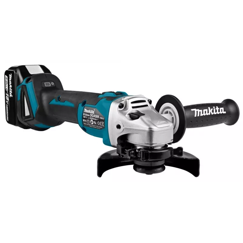 Rebarbadora Makita DGA504RTJ 12,5 cm 8500 rpm 2,5 kg