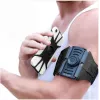 Braçadeira desportiva Tellur A100 para smartphone, preta, ajustável, tamanho universal
