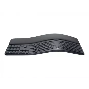 Logitech ERGO K860 - Teclado - Sem fios - 2,4 GHz, Bluetooth 5.0 - QWERTY - Espanhol - Grafite
