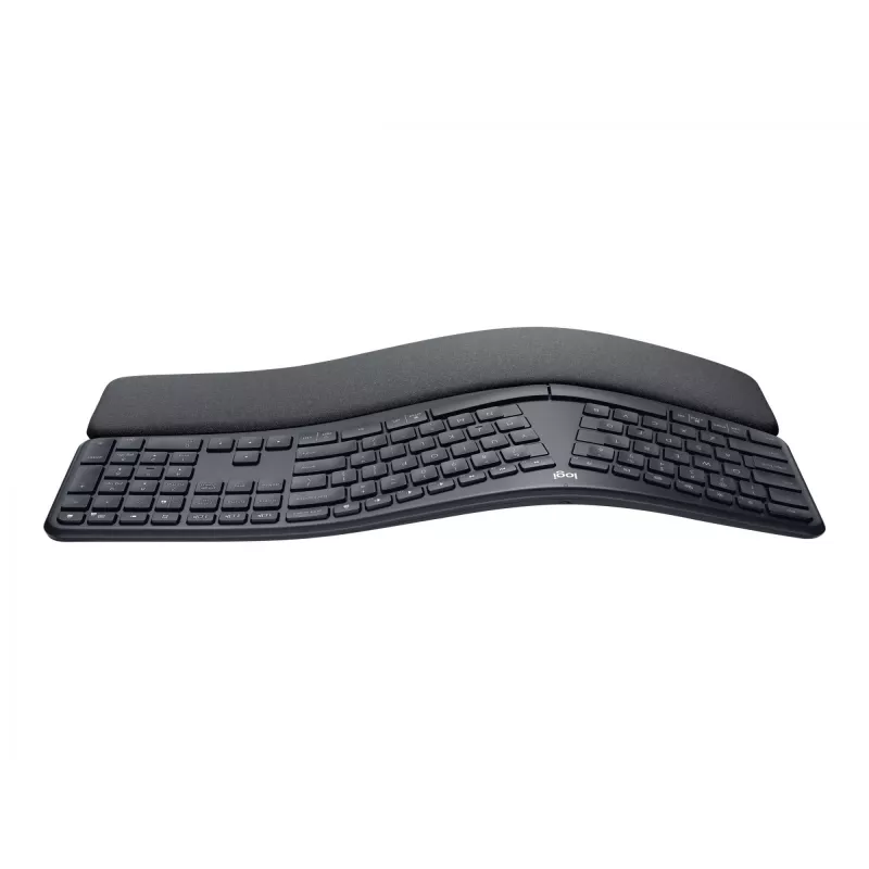 Logitech ERGO K860 - Teclado - Sem fios - 2,4 GHz, Bluetooth 5.0 - QWERTY - Espanhol - Grafite