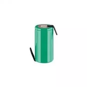 Bateria recarregável de níquel-hidreto metálico (NiMH) Wentronic Goobay Sub-C, 1500 mAh, aba de solda (Z), 1,2 V, PVC, aba de solda (Z) (72802)
