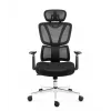 Cadeira de escritório mark adler Expert 4.6 preta giratória MA-EXPERT 4.6 preta, estofamento preto, funções ajustáveis